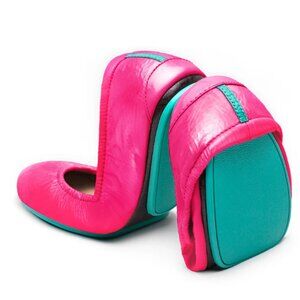 Tieks ballet flats - Pop Pink (patent leather neon hot pink)